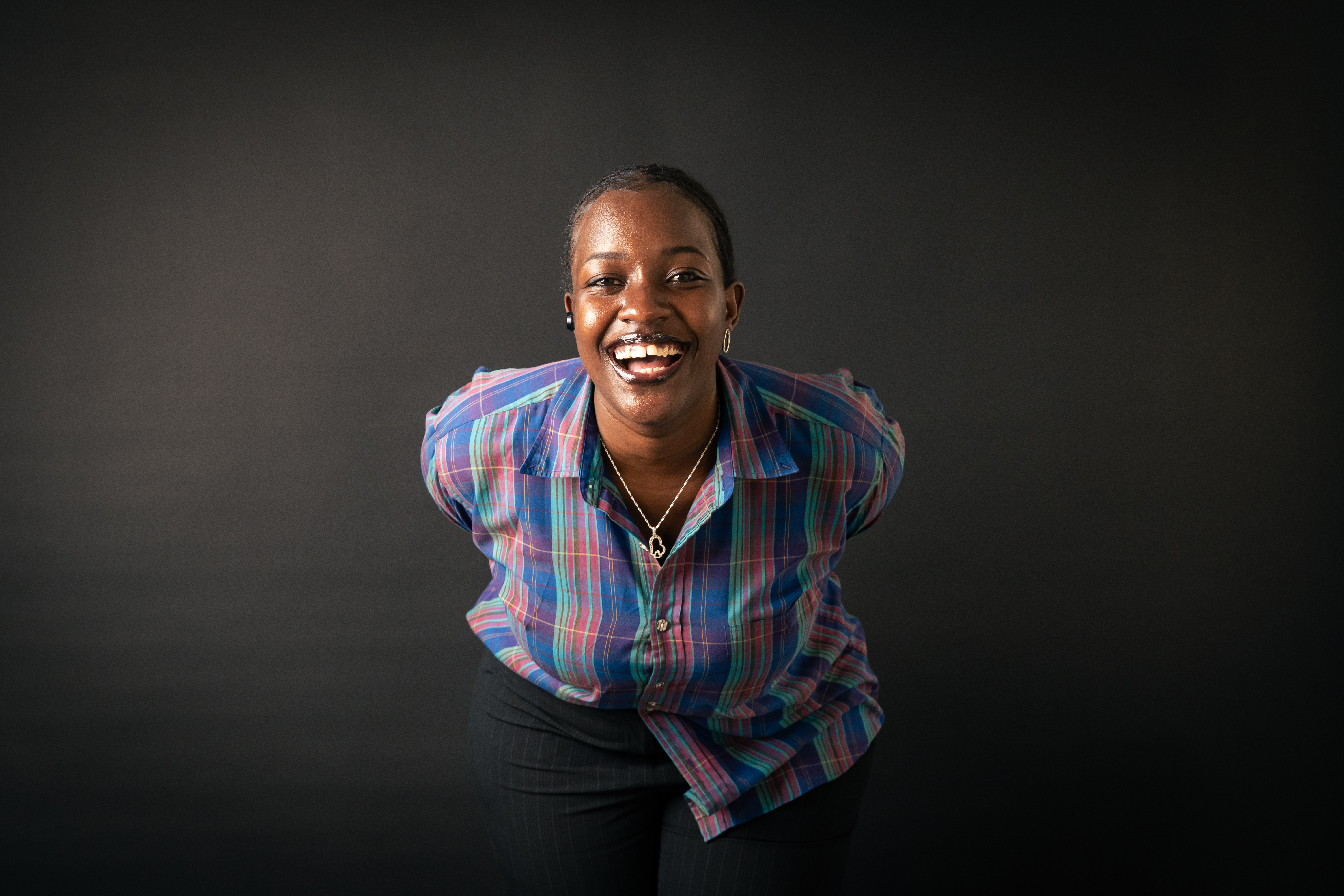 African creator working with a brand